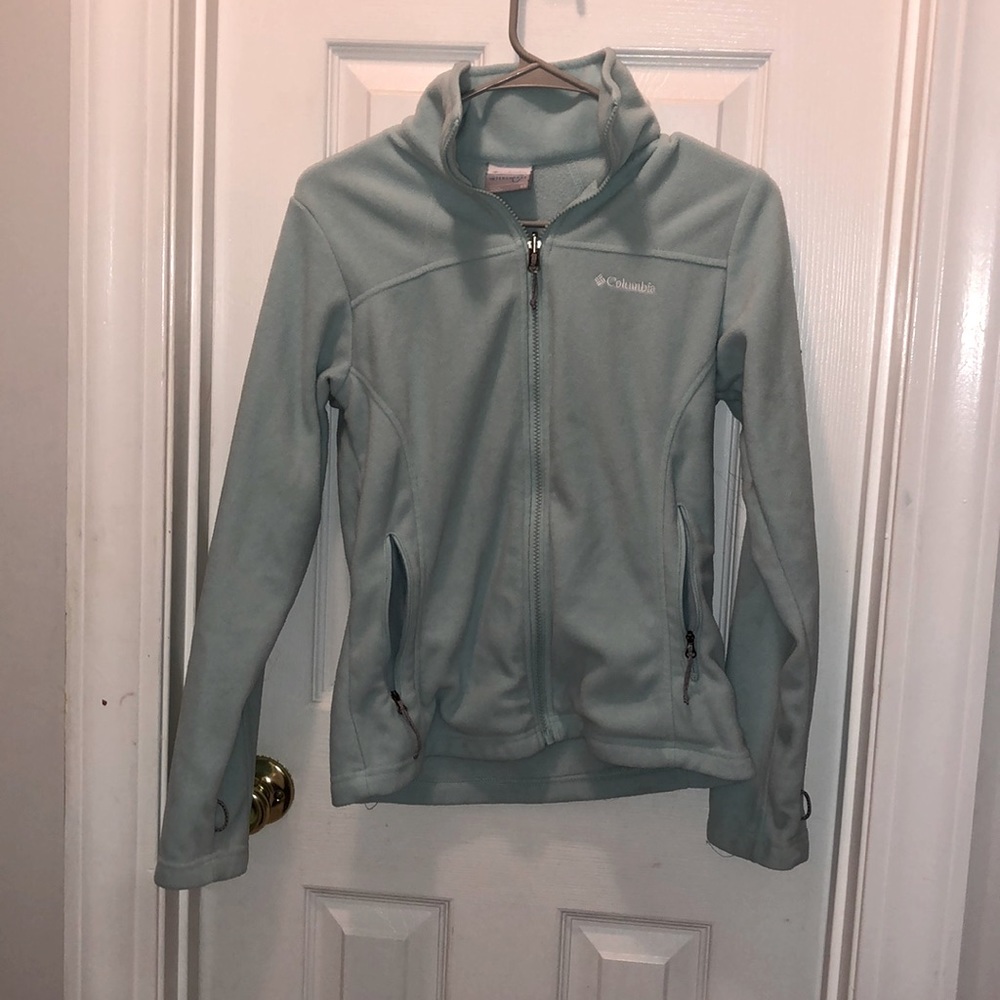 Teal Columbia turtle neck jacket